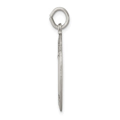 Sterling Silver Antiqued Saint Anthony Medal - 2