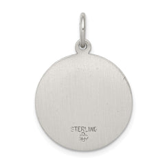 Sterling Silver Antiqued Saint Elizabeth Seton Medal - 2