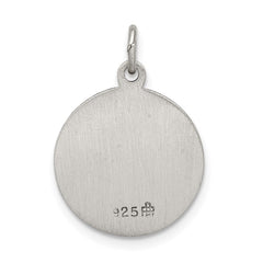 Sterling Silver Antiqued Saint Mark Medal - 2