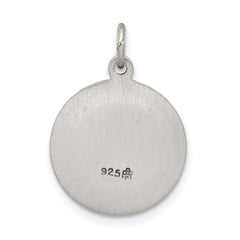 Sterling Silver Antiqued Saint Martha Medal - 2