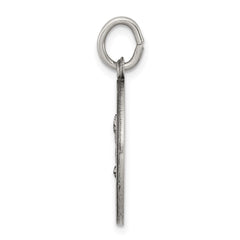 Sterling Silver Antiqued Saint Matthew Medal - 3