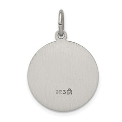 Sterling Silver Antiqued Saint Matthew Medal - 3