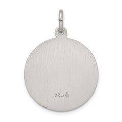 Sterling Silver Antiqued Saint Matthew Medal - 2