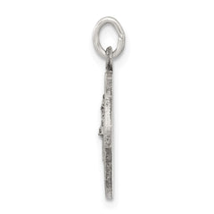 Sterling Silver Antiqued Saint Patrick Medal - 2