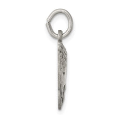 Sterling Silver Antiqued Praying Hands Charm - 3