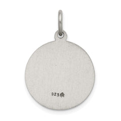 Sterling Silver Antiqued Holy Spirit Medal - 2