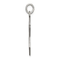 Sterling Silver Antiqued Star of David Charm - 4