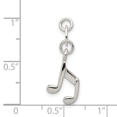 Sterling Silver Music Note Charm - 2