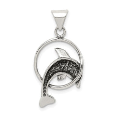Sterling Silver Dolphin Charm - 2