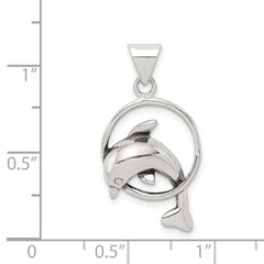 Sterling Silver Dolphin Charm - 2