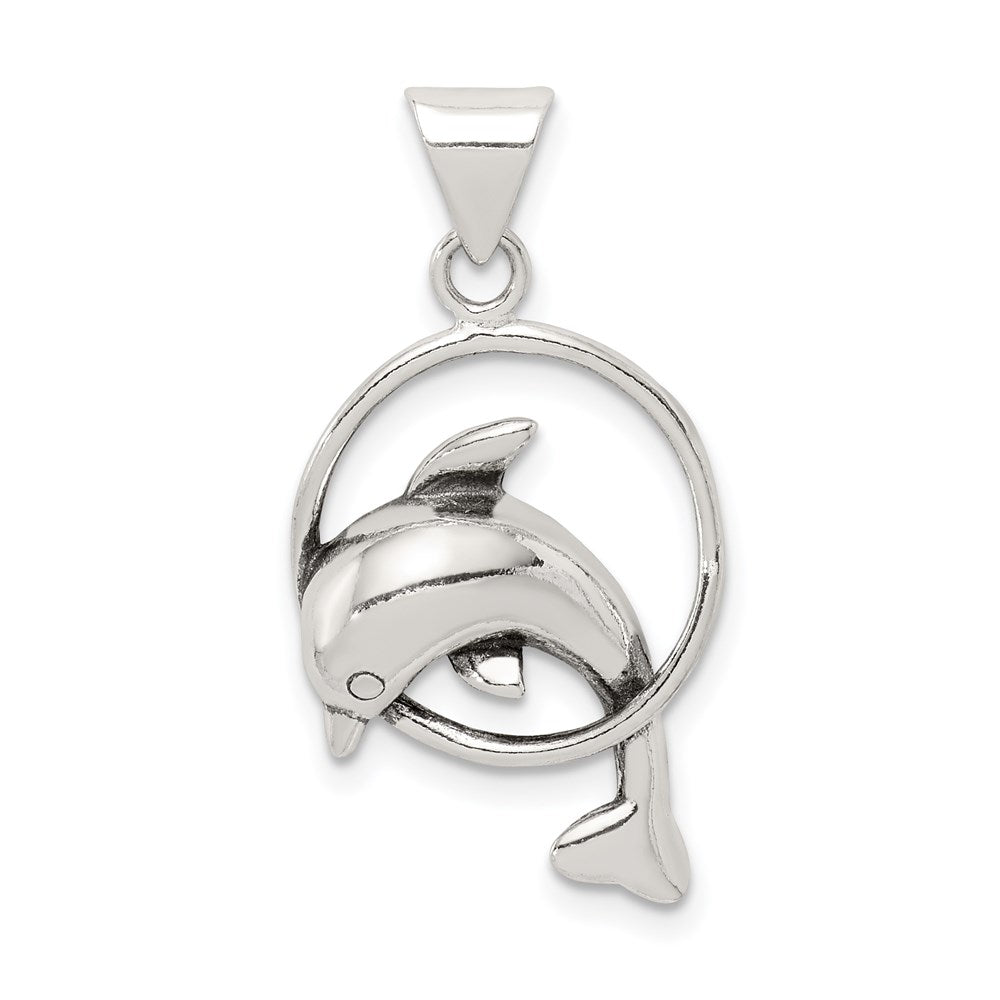 Sterling Silver Dolphin Charm - 2