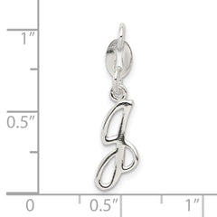 Sterling Silver Letter J Initial Charm - 2