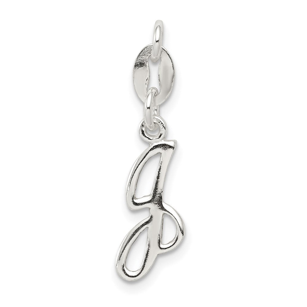 Sterling Silver Letter J Initial Charm - 2