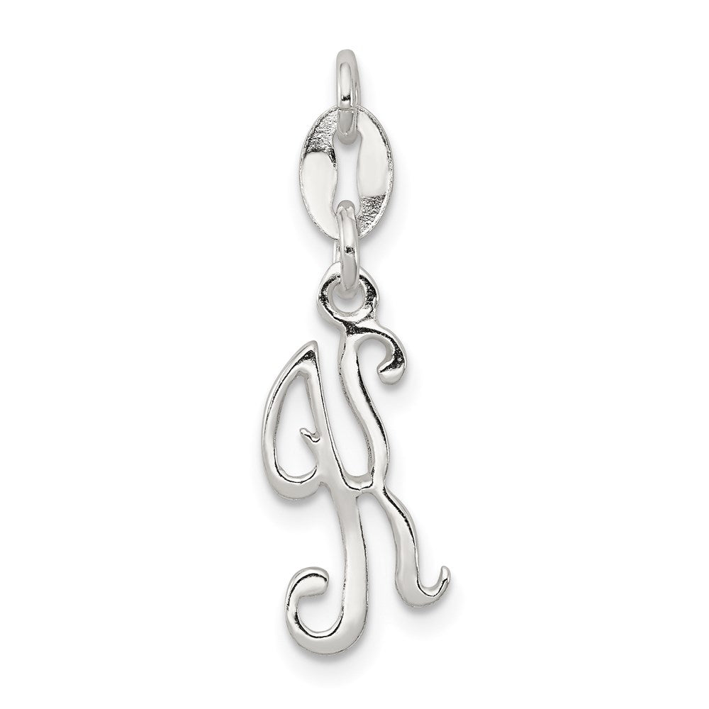 Sterling Silver Letter K Initial Charm - 2
