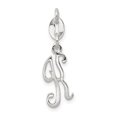 Sterling Silver Letter K Initial Charm - 2