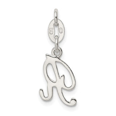 Sterling Silver Letter R Initial Charm - 2