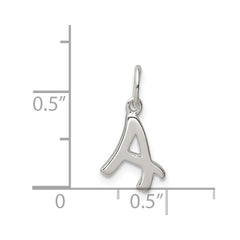 Sterling Silver Letter A Initial Charm - 2