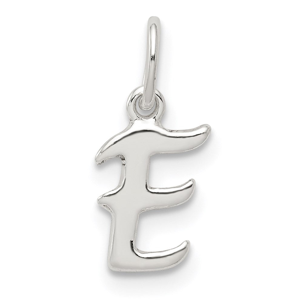 Sterling Silver Letter E Initial Charm - 2