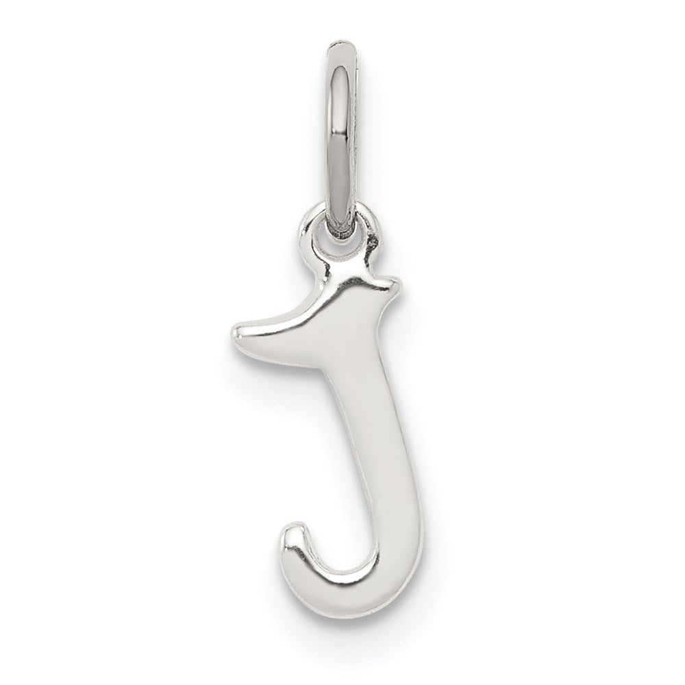 Sterling Silver Letter J Initial Charm - 3