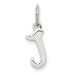 Sterling Silver Letter J Initial Charm - 3