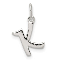 Sterling Silver Letter K Initial Charm - 3