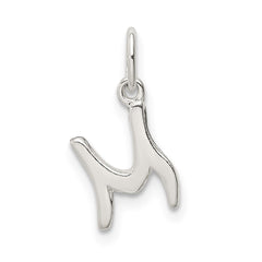 Sterling Silver Letter M Initial Charm - 3