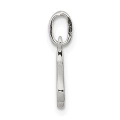Sterling Silver Letter N Initial Charm - 3