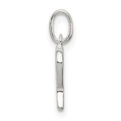 Sterling Silver Letter P Initial Charm - 3