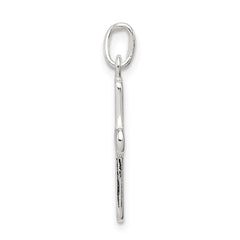 Sterling Silver Polished Cross Charm - 3