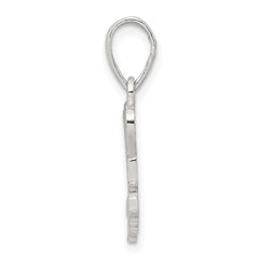 Sterling Silver Polished We Love You Mom Pendant