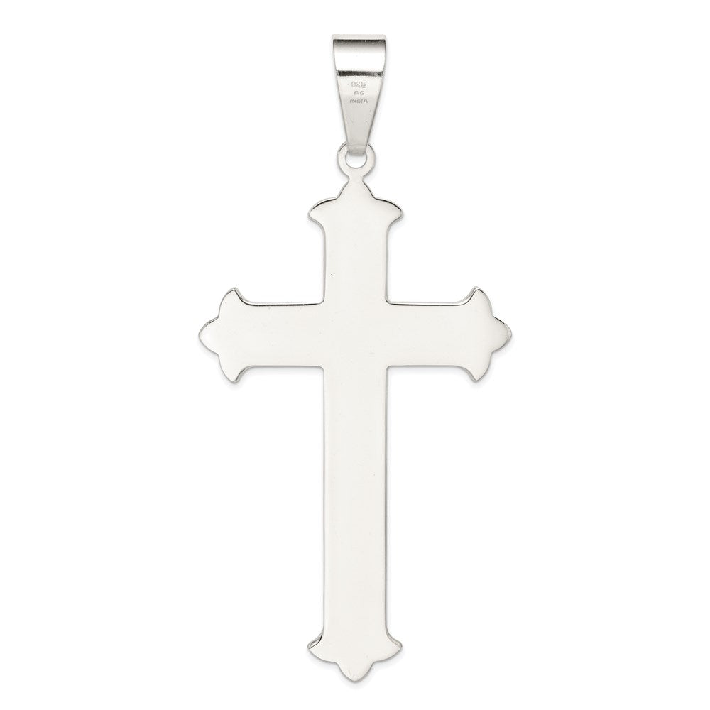 Sterling Silver Polished Cross Pendant