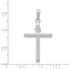 Sterling Silver Polished INRI Cross Pendant - 2