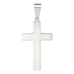 Sterling Silver Polished Cross Pendant