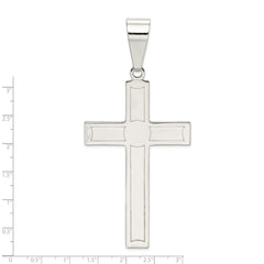 Sterling Silver Polished Cross Pendant