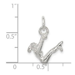 Sterling Silver Gymnast Charm - 2