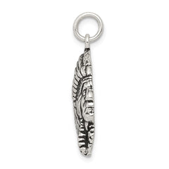 Sterling Silver Antiqued Man Charm