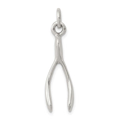 Sterling Silver Antiqued Wish Bone Charm