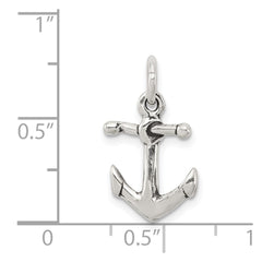 Sterling Silver Antiqued Anchor Charm