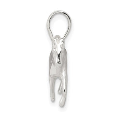 Sterling Silver Polished Horse Pendant