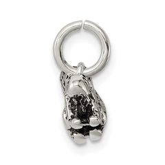 Sterling Silver Antiqued Squirrel Charm - 2