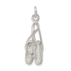 Sterling Silver Ballet Slippers Charm - 2