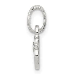 Sterling Silver Letter S with Enamel Pendant