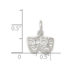 Sterling Silver Comedy/tragedy Charm - 2