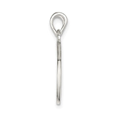 Sterling Silver Polished Mini I Love You Break Apart Heart Pendant