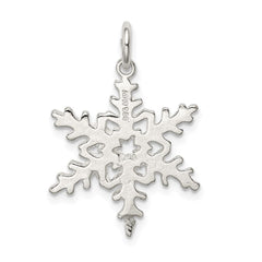 Sterling Silver Snowflake Pendant - 3