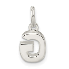 Sterling Silver Letter G Initial Charm - 3