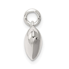 Sterling Silver Polished Puff Heart Charm - 2