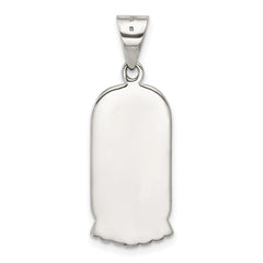 Sterling Silver Antiqued Good Luck Icon Pendant