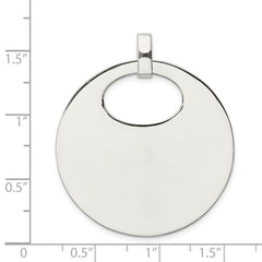 Sterling Silver Polished Pendant