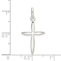 Sterling Silver Polished Passion Cross Charm